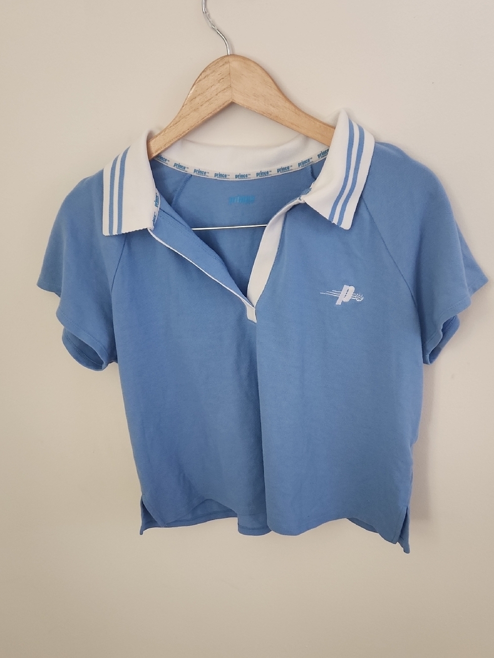 Prince Pickleball Light Blue Polo Actove Wear Large - Picture 2 of 6